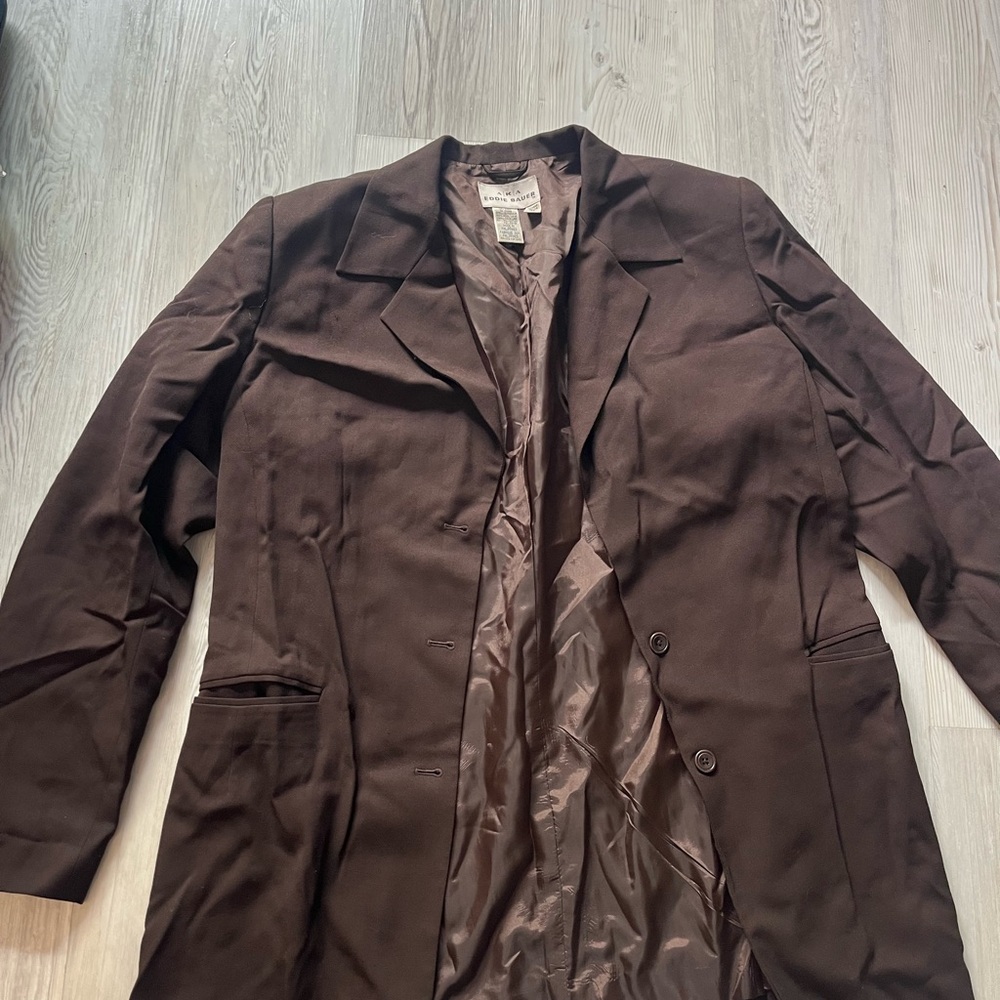 Eddie Bauer Dark Brown Blazer